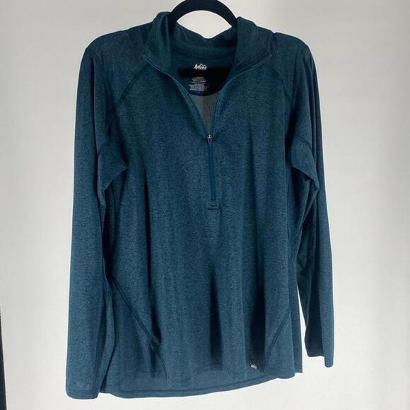 REI Co-op Women's XL Quarter-Zip Long Sleeve Top - Lightweight & Comfortable - Picture 2 of 4
